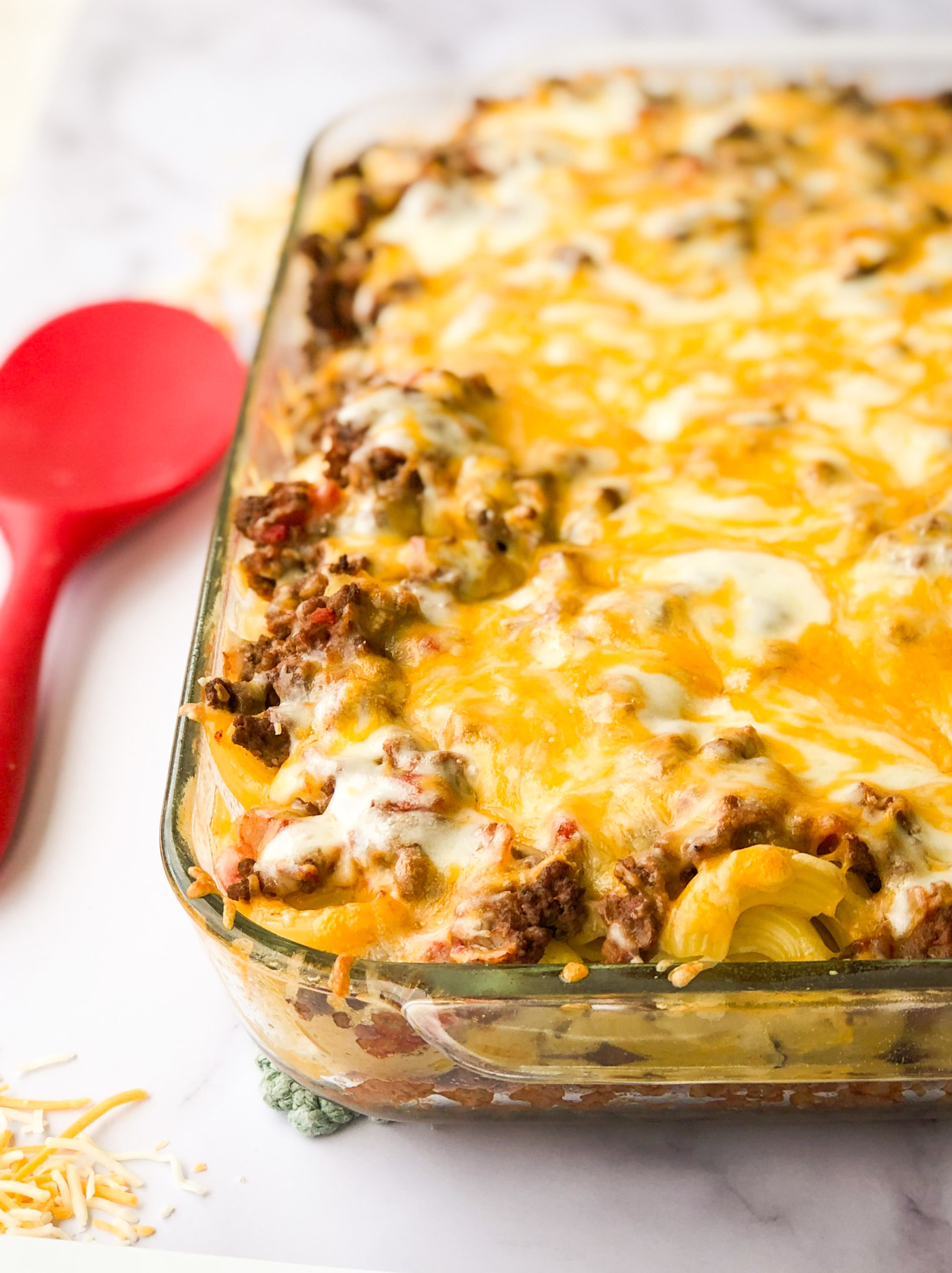 Loaded Mac & Cheese Casserole - Alex Daynes