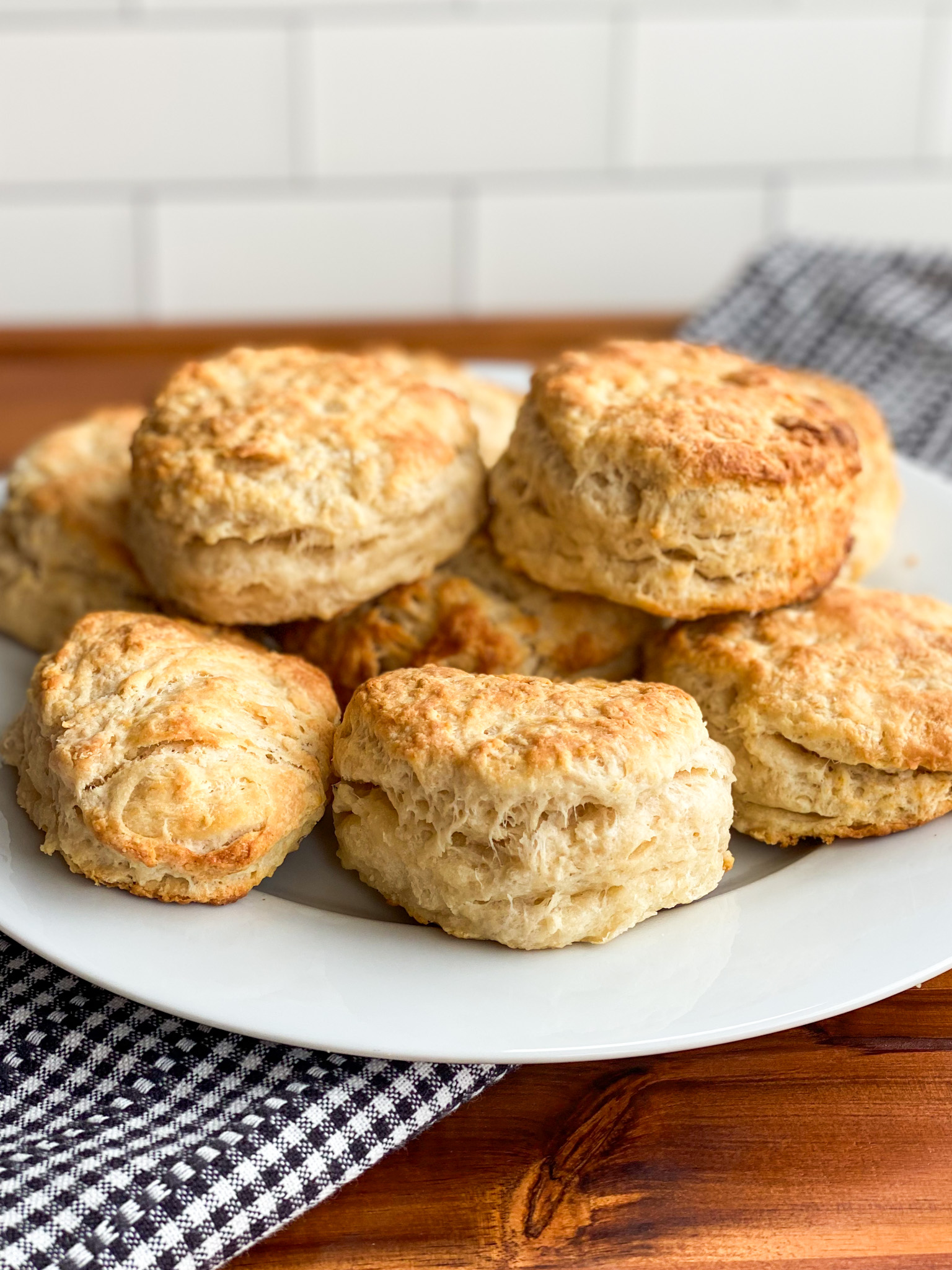 Flaky Sourdough Biscuits